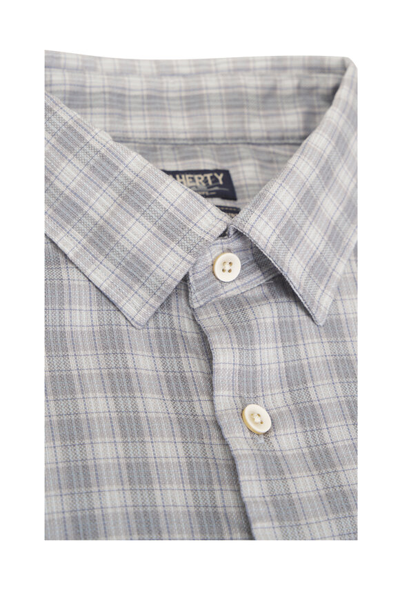 Faherty Brand Movement™ Monterey River Flint Plaid Sport Shirt - view 2