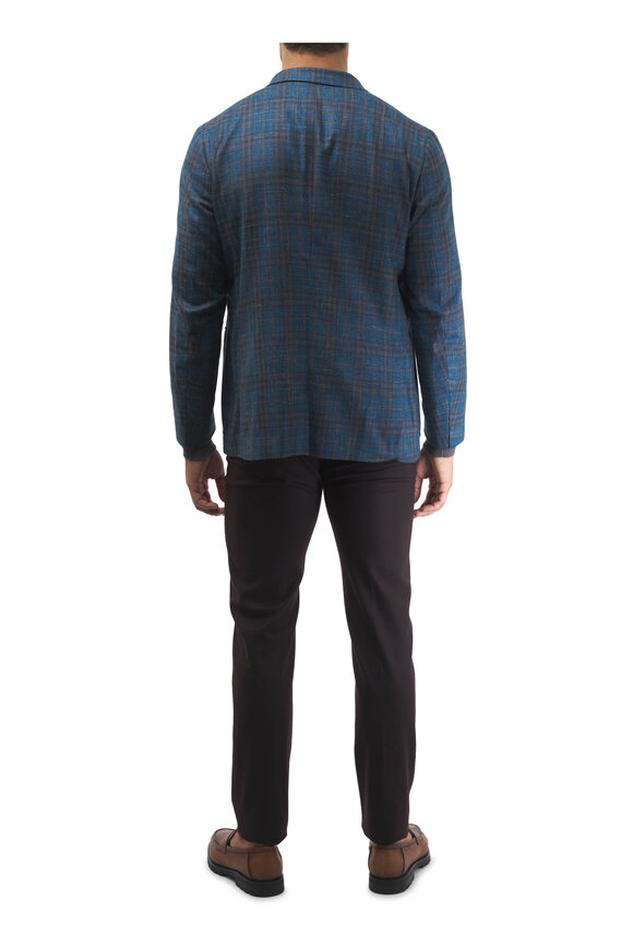 Marco Pescarolo Magnifico Brown Cashmere Five Pocket Pant - view 3