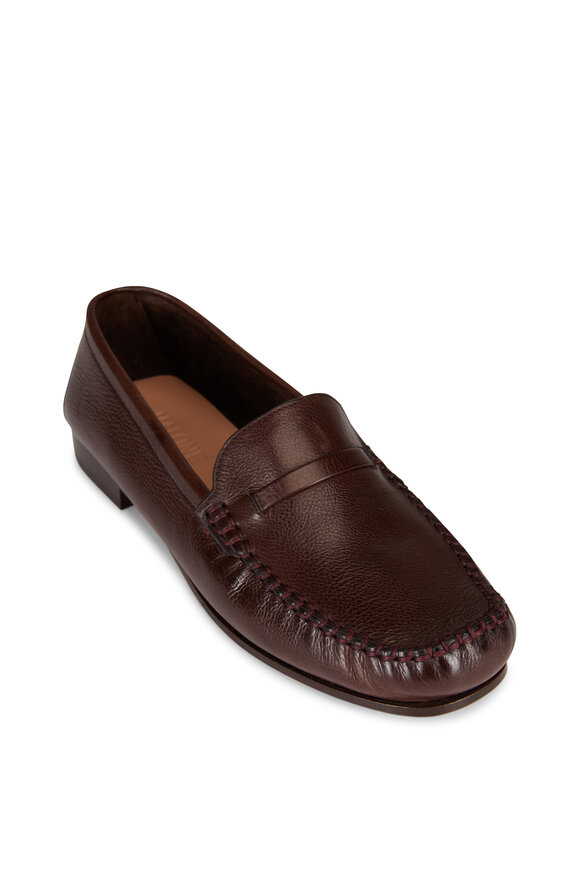 Malone Souliers Knights Bridge Brown Leather Loafer - view 1