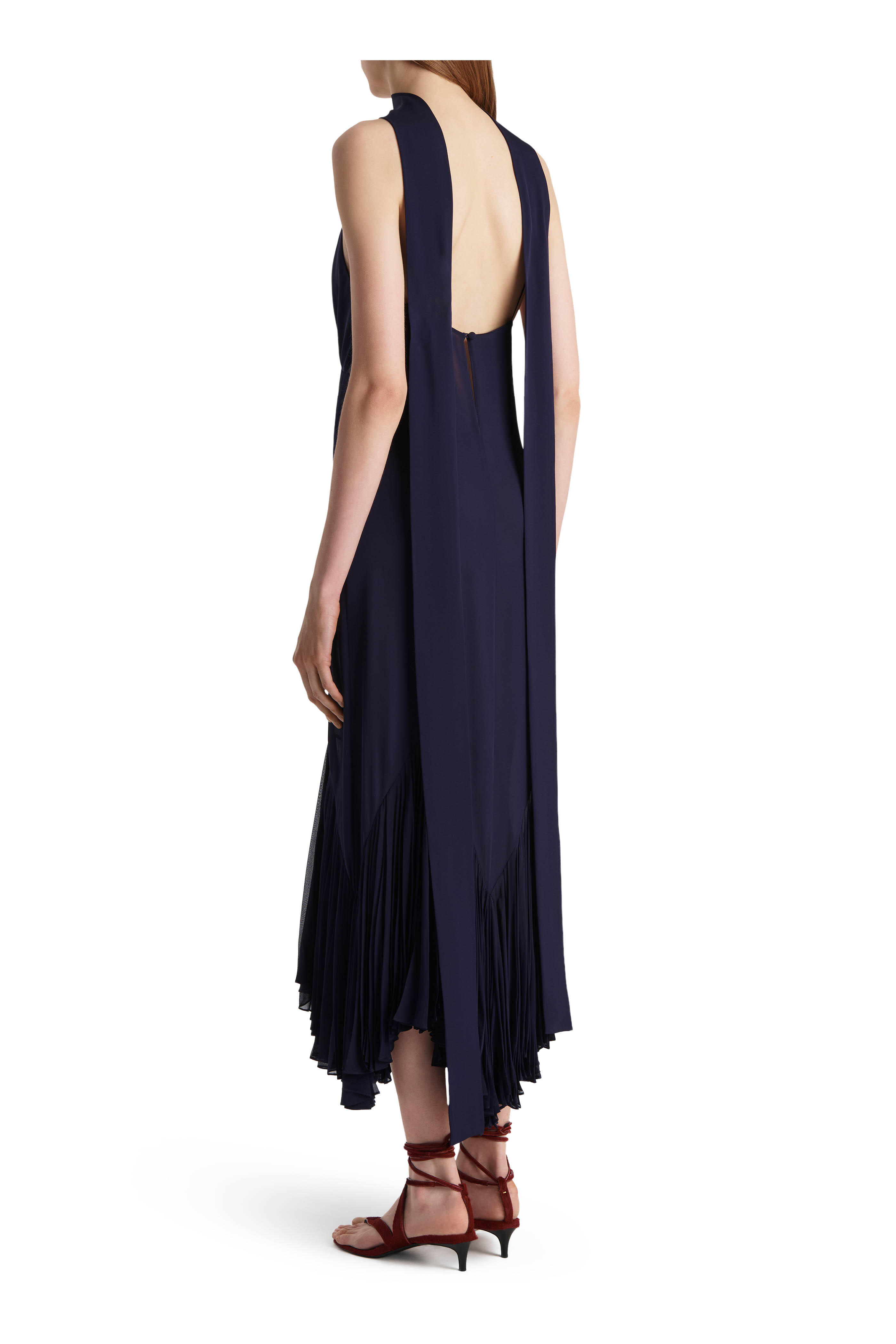 Khaite - Candita Amethyst Silk Maxi Dress
