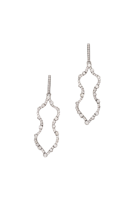 Kimberly McDonald Diamond Outline Femme Earrings