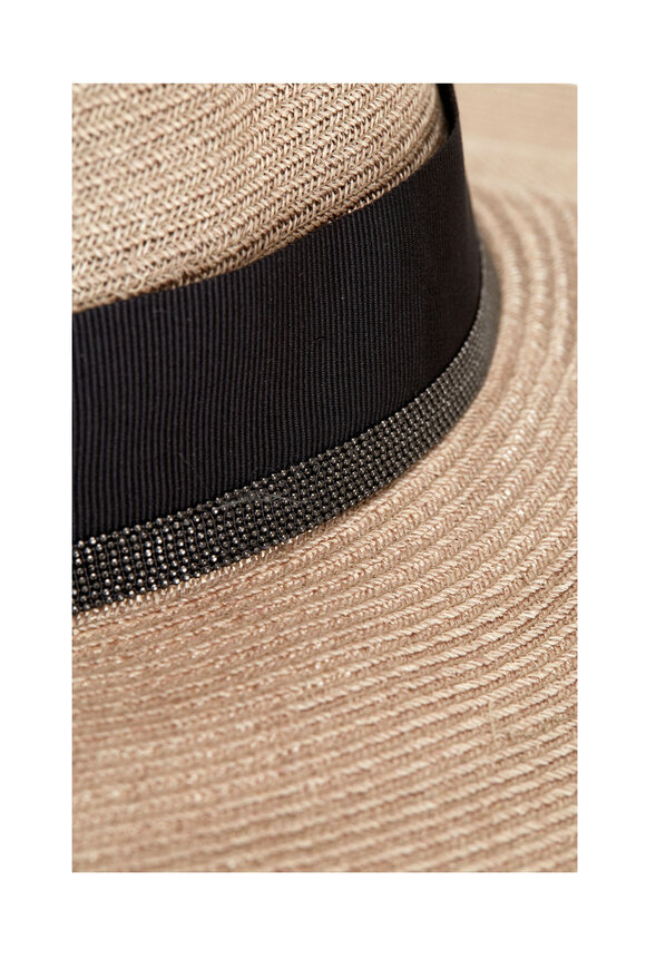 Brunello Cucinelli - Beige Woven Straw Hat