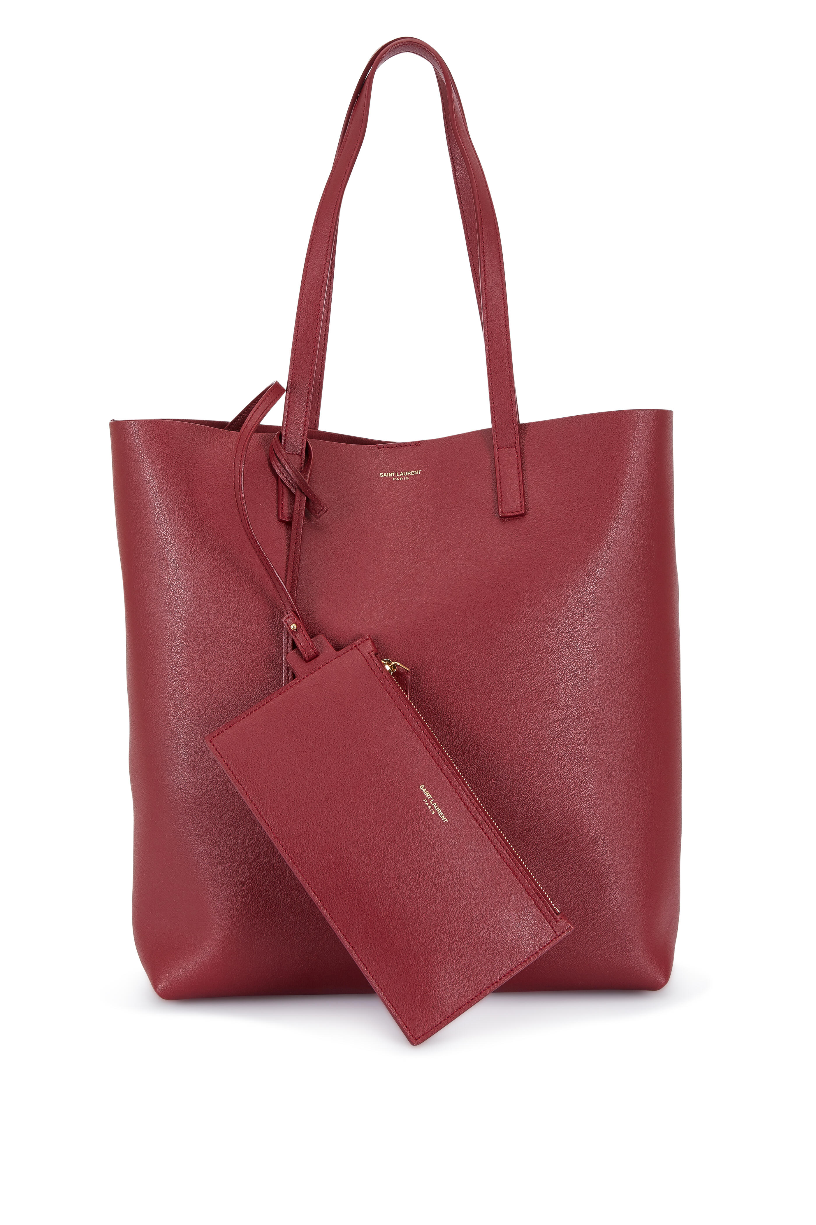 Ysl on sale tote burgundy