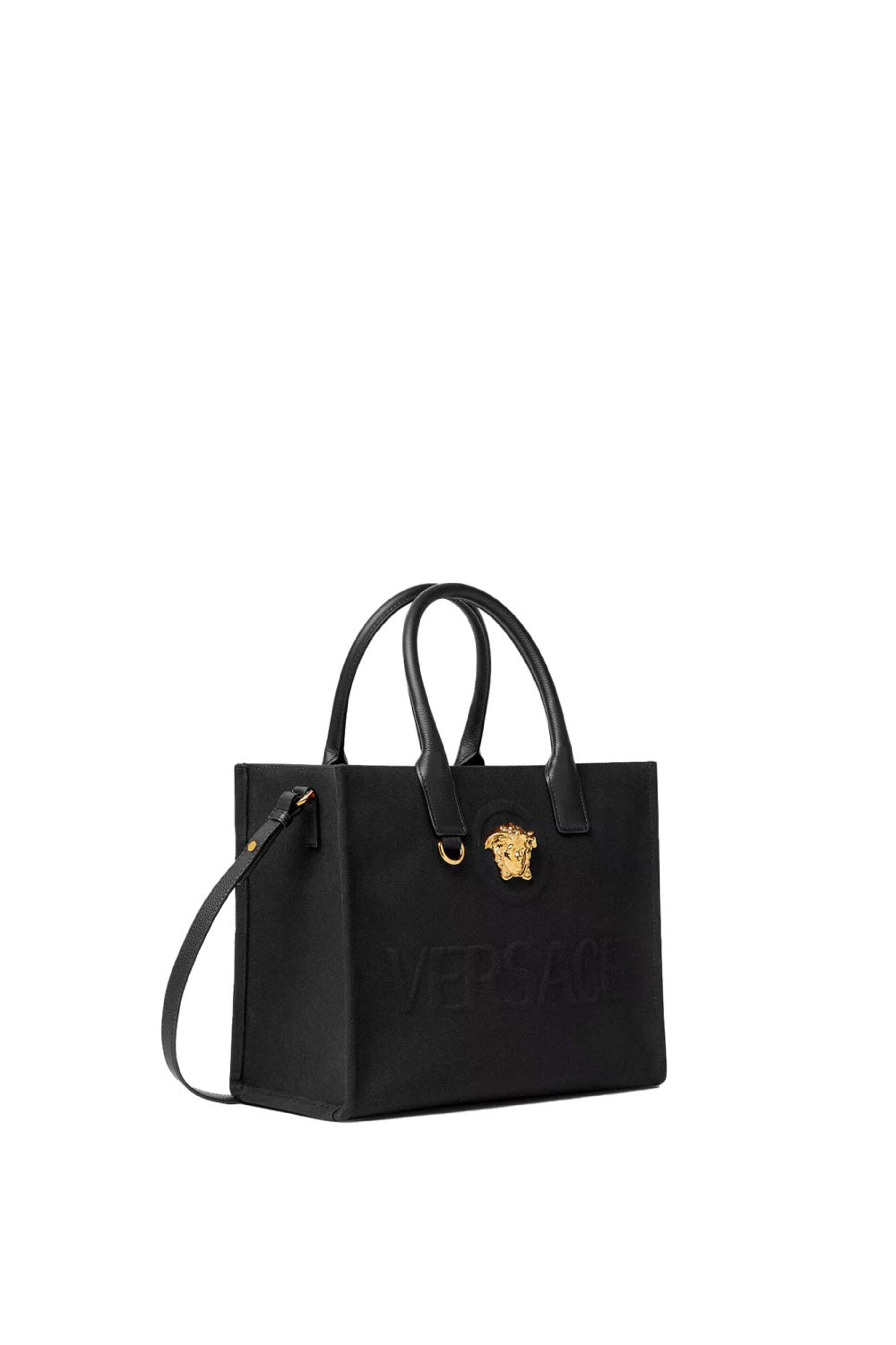 Versace - Small La Medusa Canvas Fabric Tote Bag