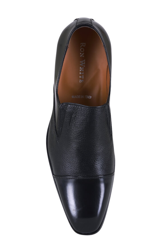 Ron White Elvan Black Leather Loafer - view 3