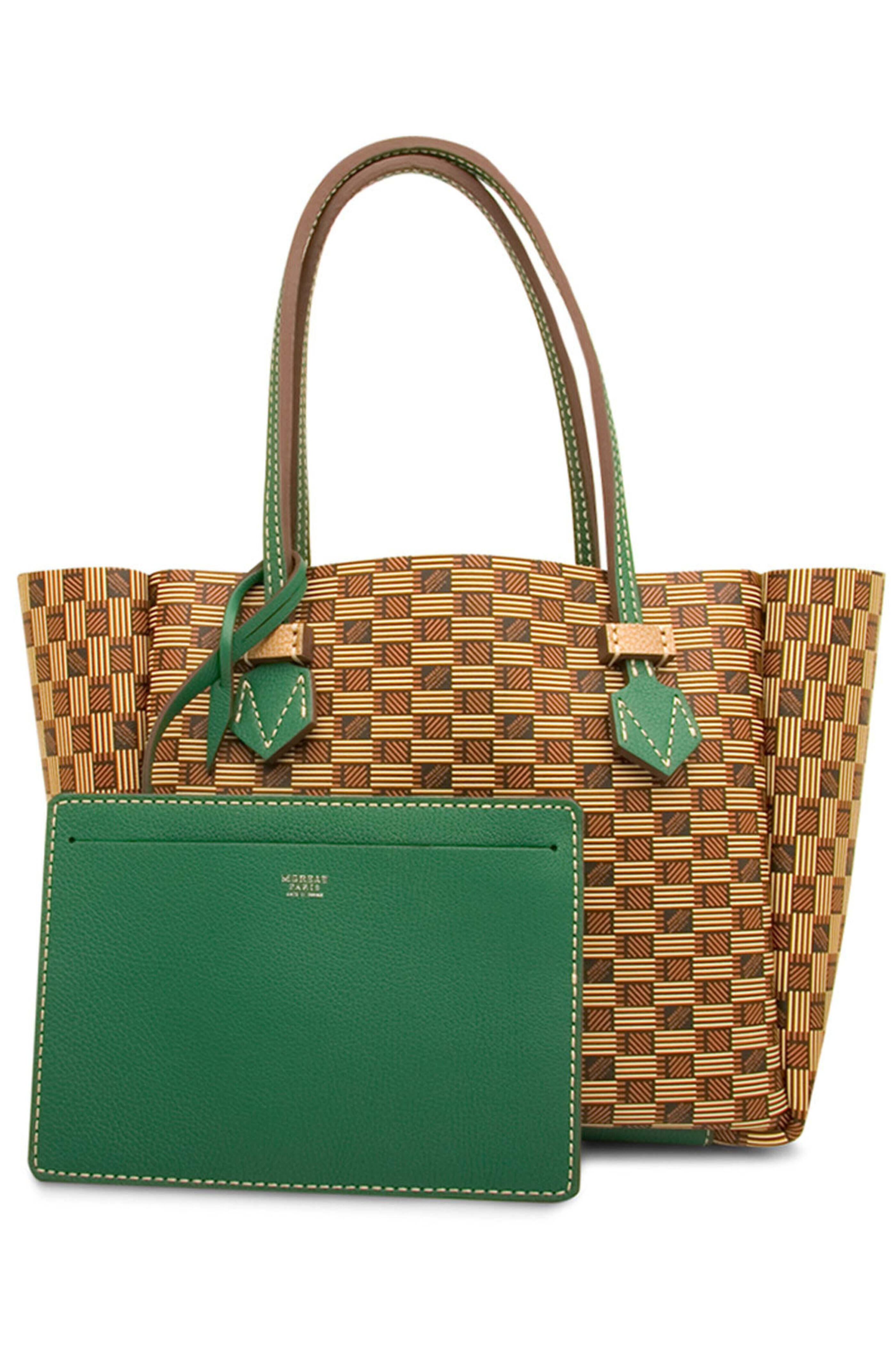 Moreau Paris - Vincennes Shopper Bag in Vert Alpin