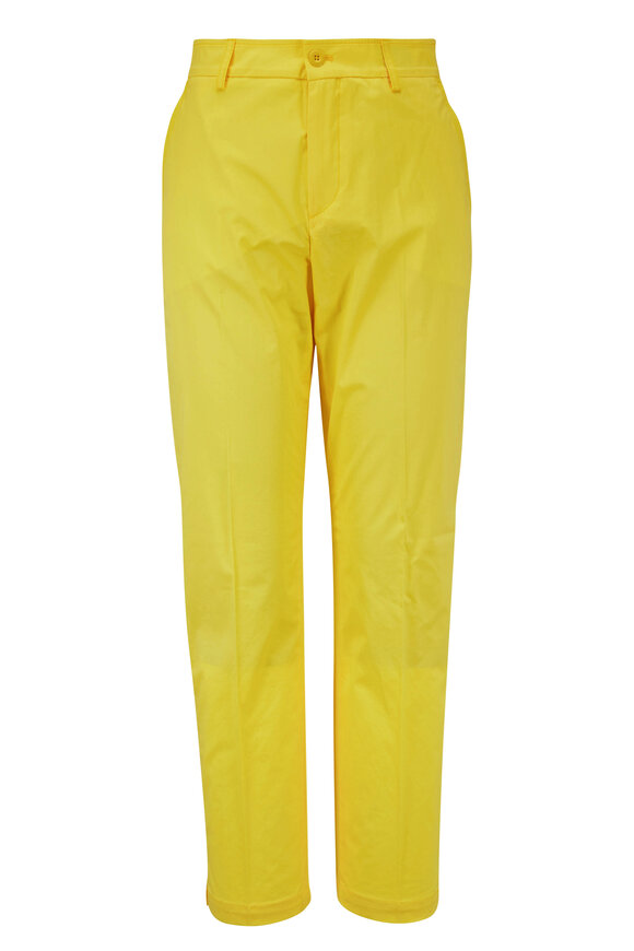 Bogner - Abbie Bright Yellow Stretch Cotton Pant 