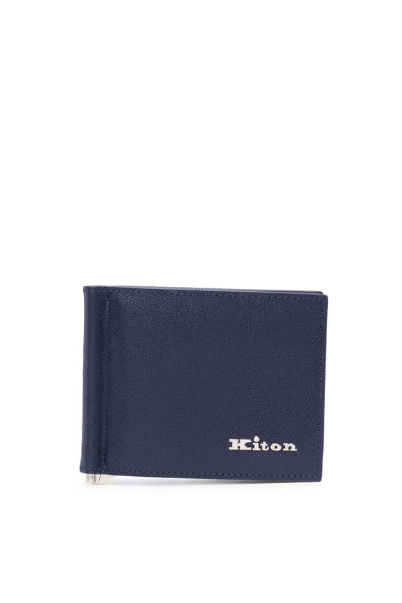 MUCENT☆Round l Logo Saffiano Card Wallet Pale Blue Saffiano Leather card holder | PRADA
