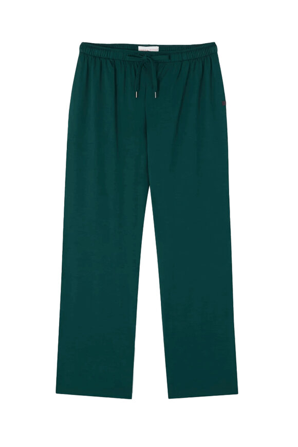 Derek Rose Green Basel Lounge Pant