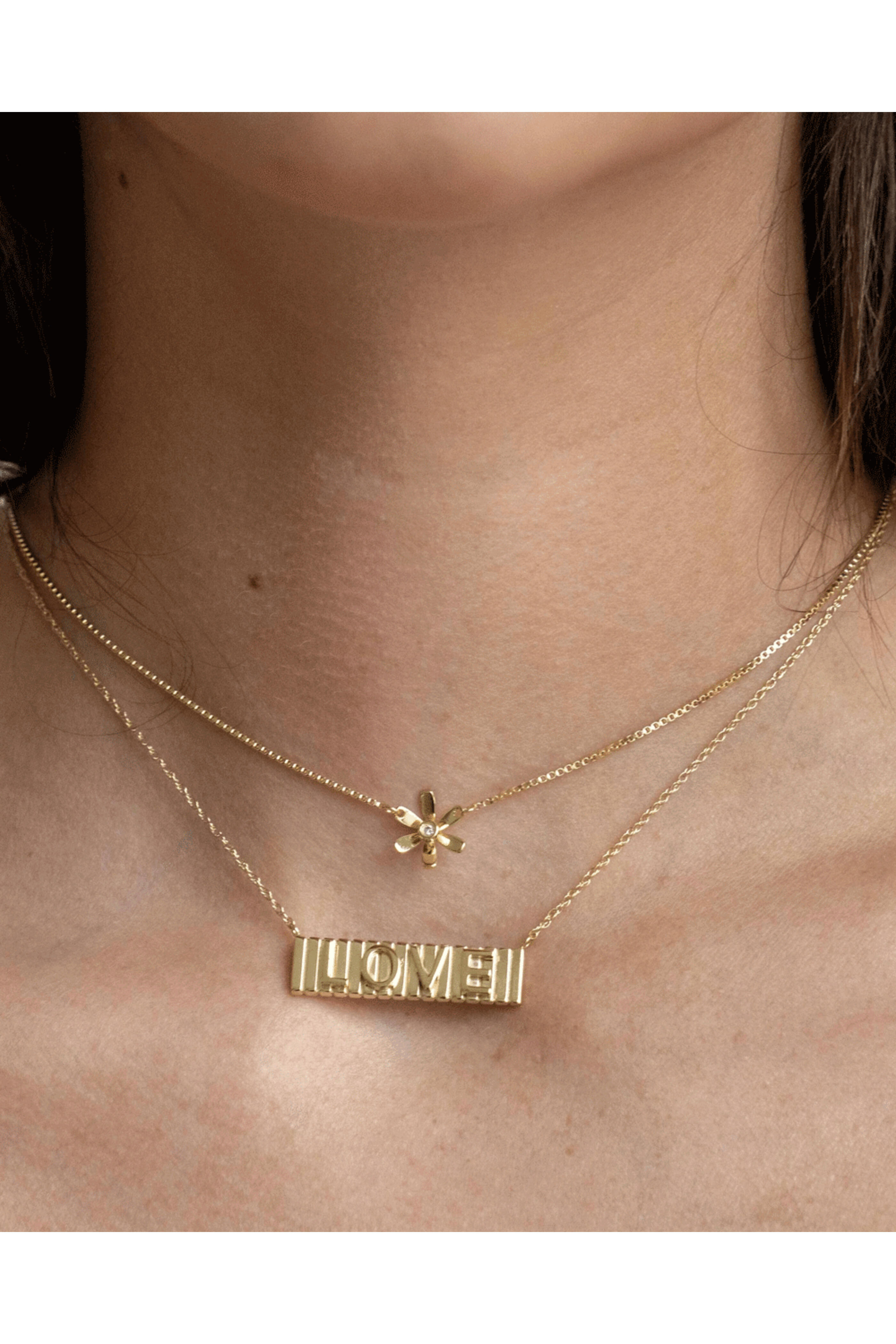 Jennifer Zeuner Jewelry - Vermeil Paulina NecklaceChain Necklace