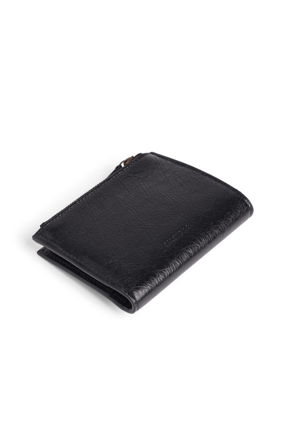Balenciaga Le City Black Leather Bi-Fold Wallet - view 5