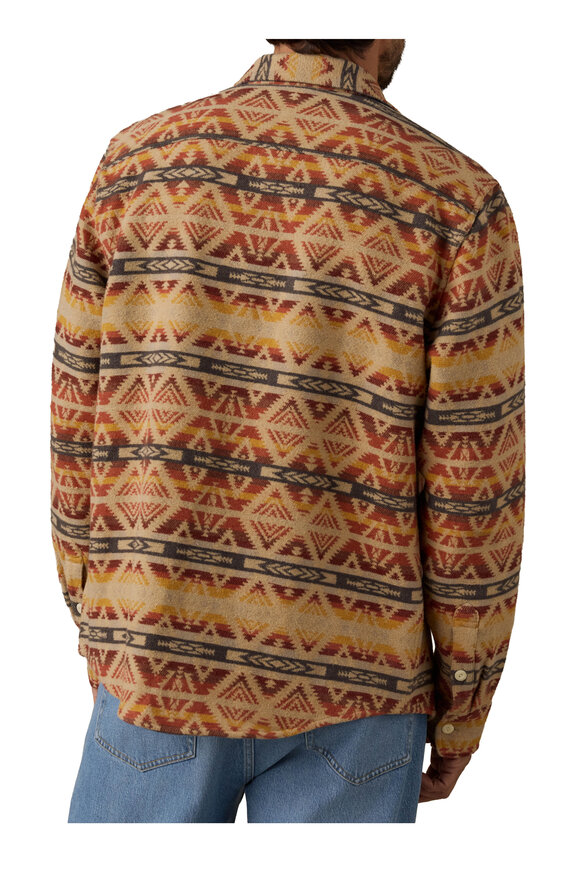 Faherty Brand Lehi Canyon Uzmate Print Cotton Shacket - view 4