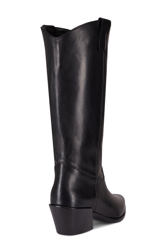 Staud Monty Black Leather Boot, 50mm - view 3
