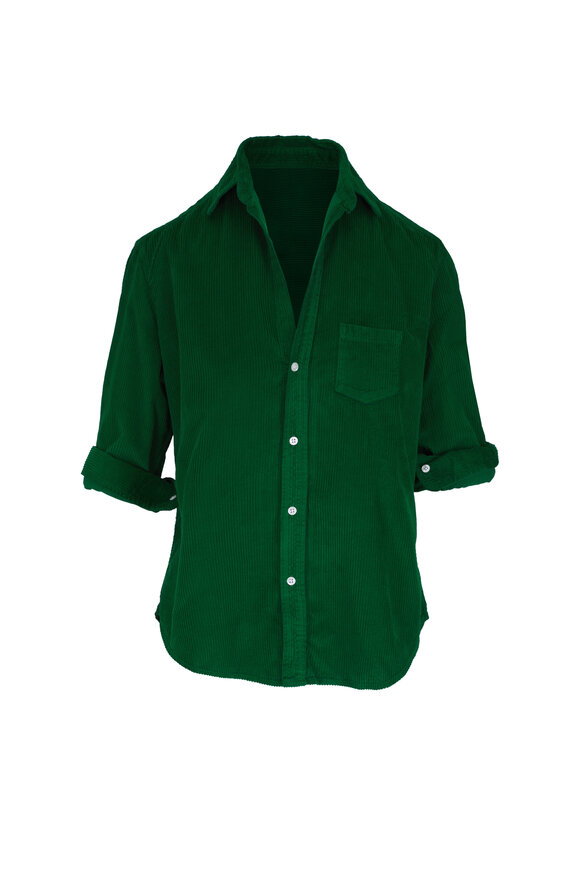 Frank & Eileen Eileen Kelly Green Relaxed Button-Up Shirt