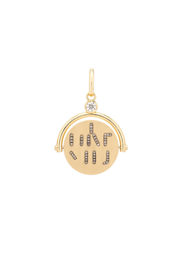 Circa 1700 I Love You Diamond Spinner Pendant - view 2