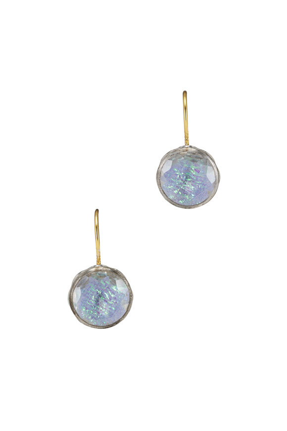 Larkspur & Hawk Bride Button Earrings