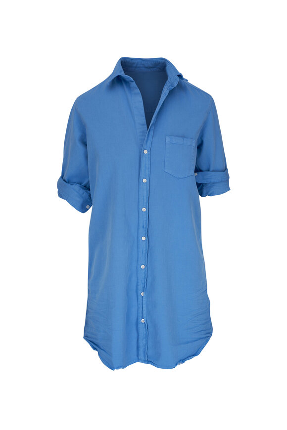 Frank & Eileen - Mary Tide Blue Classic Shirtdress 