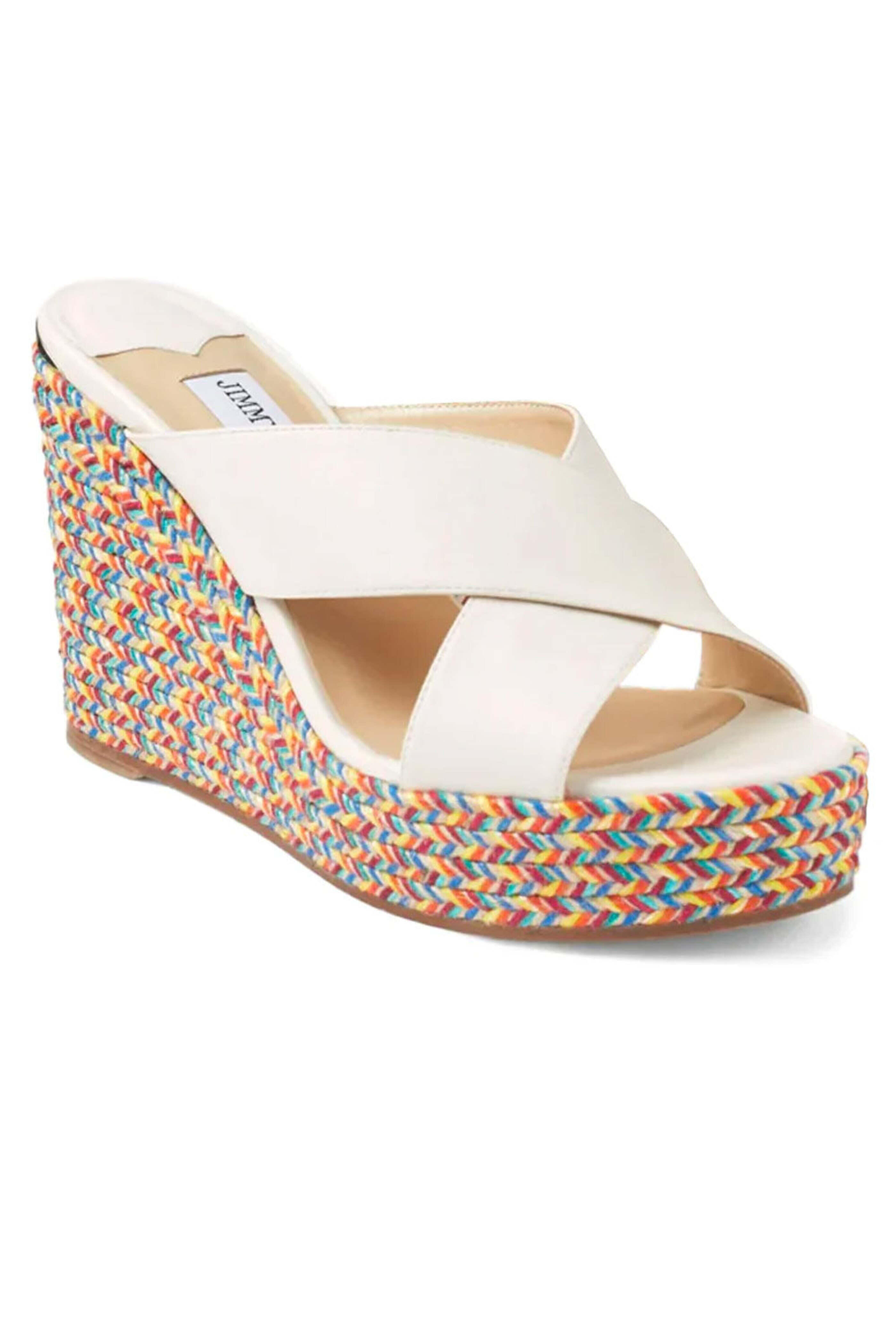 Jimmy Choo - Dovina 100 Wedge in Latte