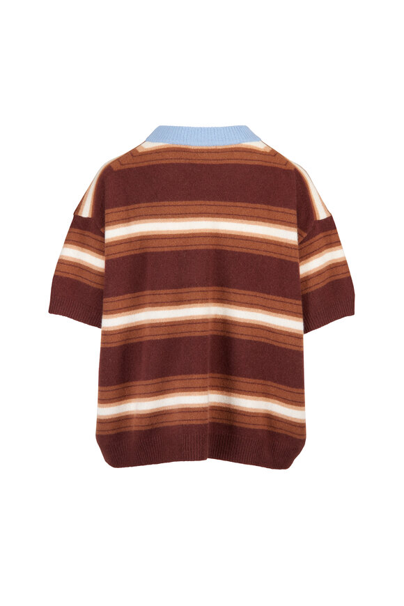 Staud Sorrento Striped Cashmere Sweater - view 2