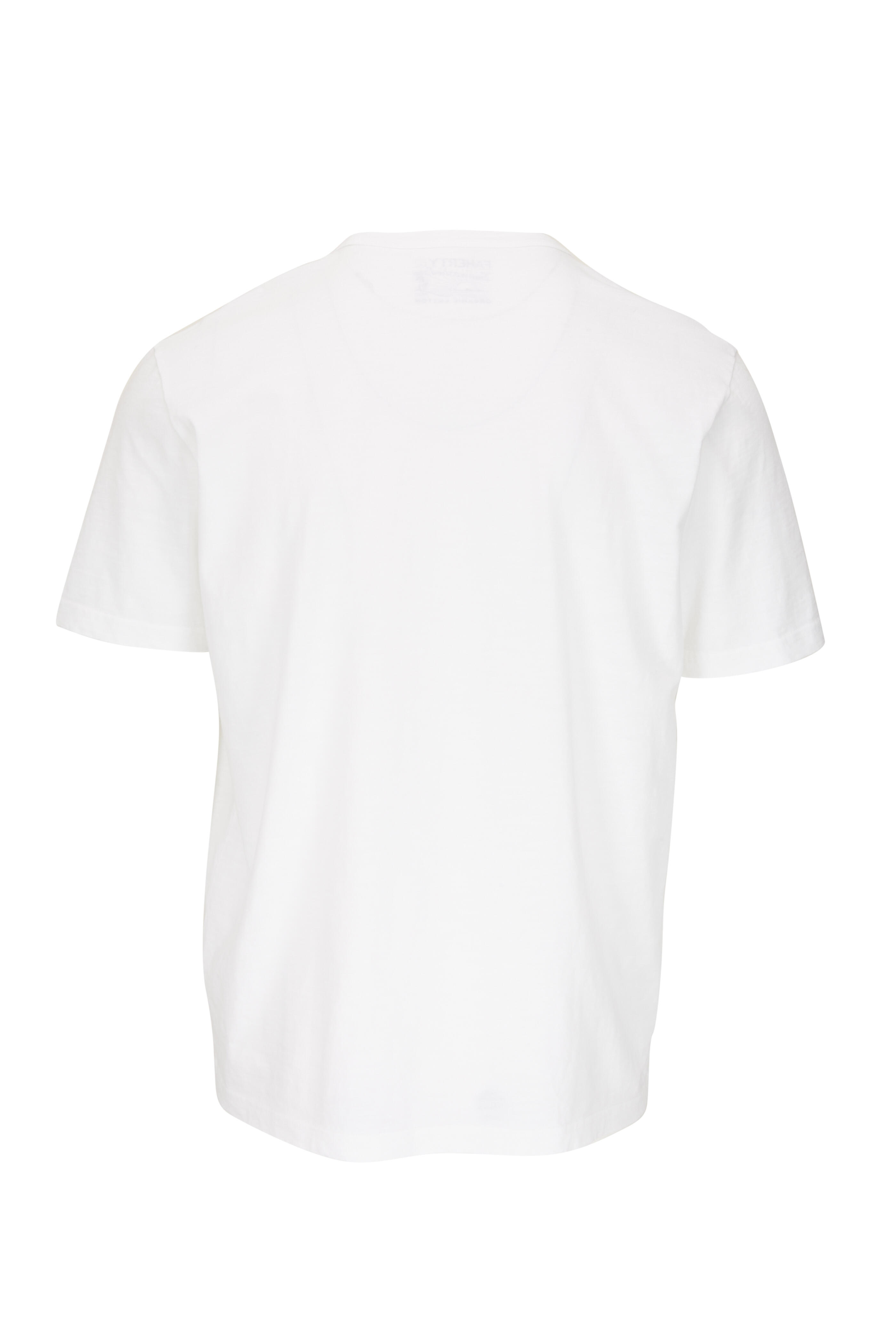 Faherty Brand - Endless Peaks White Sunwashed Graphic T-Shirt