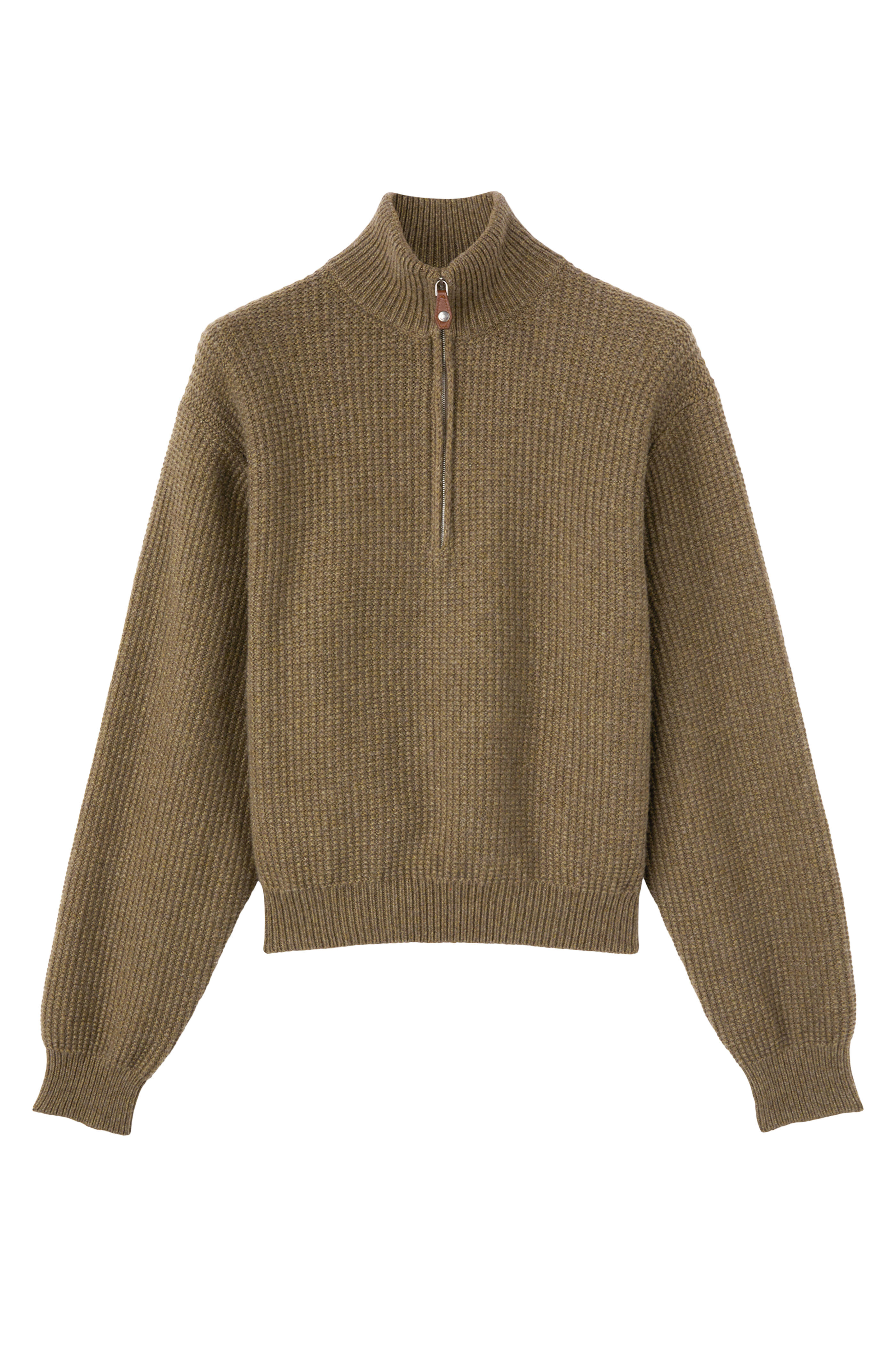 Loro Piana - Fobello Tundra Baby Cashmere Quarter Zip Sweater Loro Piana - Fobello Tundra Baby Cashmere Quarter Zip Sweater