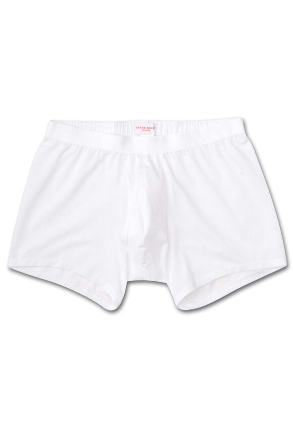 Derek Rose Black Cotton Boxer Brief - view 3
