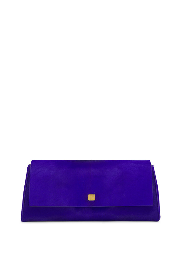 Khaite Audrey Amethyst Clutch