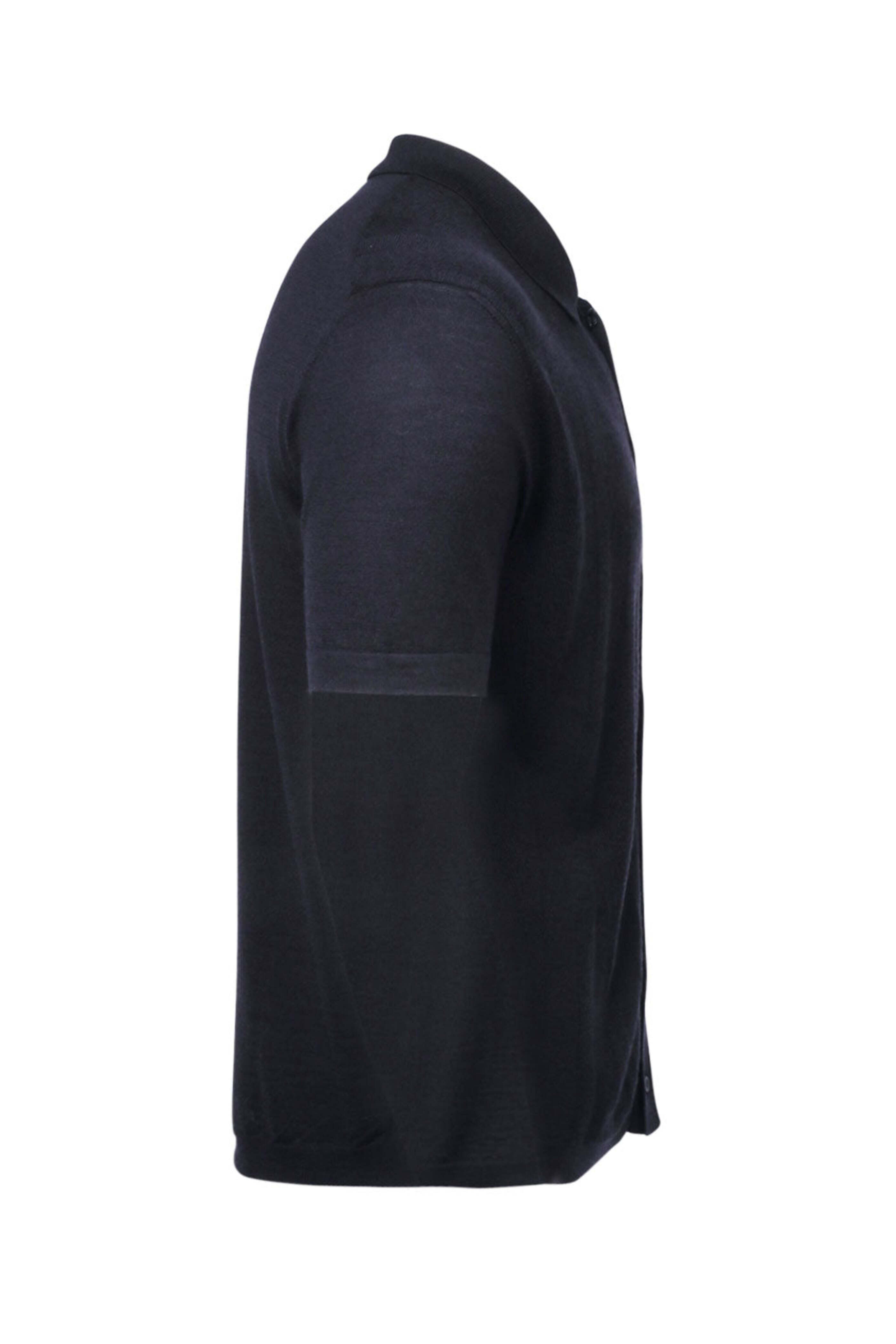 KNT - Black Knit Short Sleeve Sweater