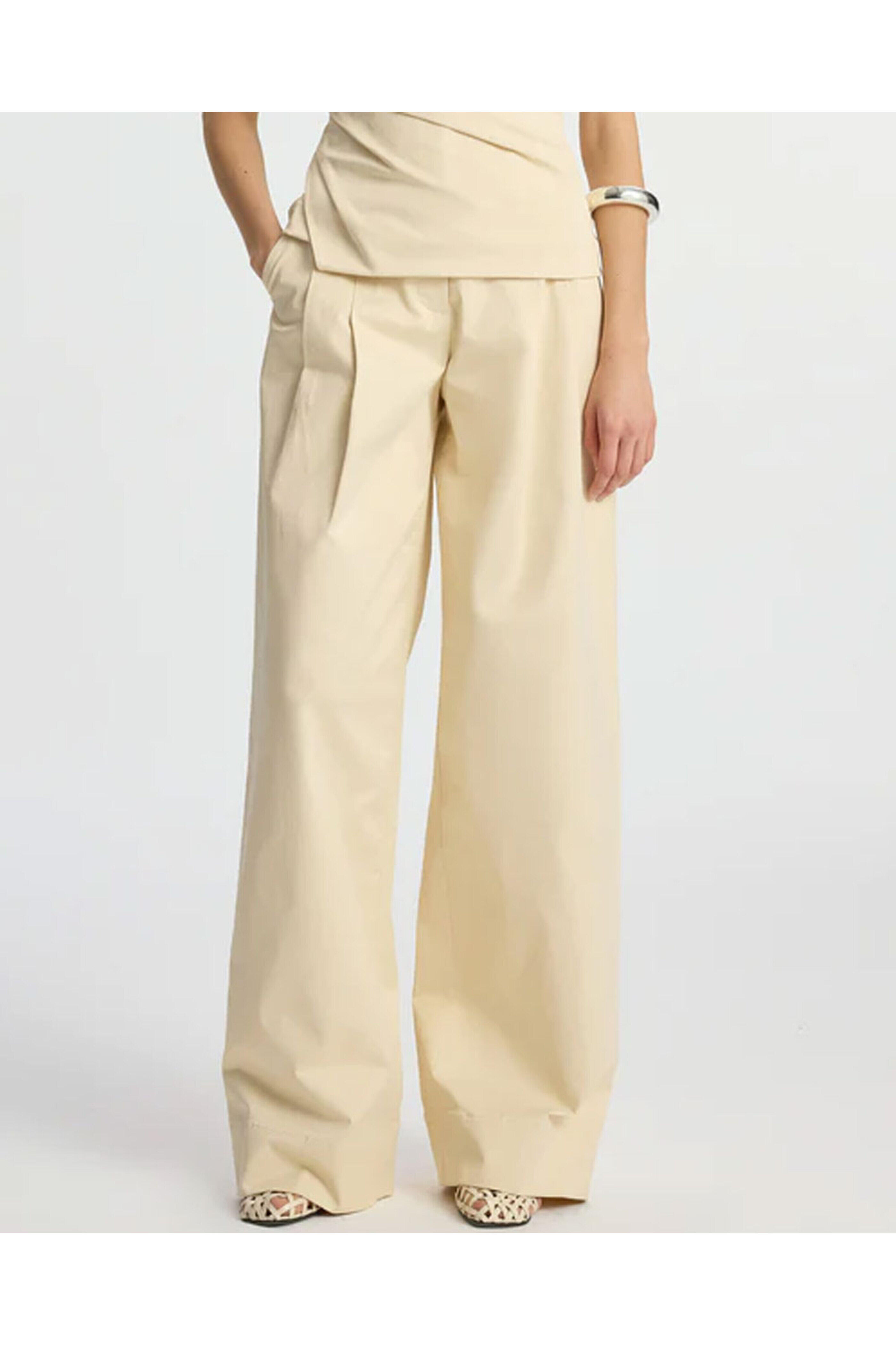A.L.C. - Latte Bennett Wide Leg Pant
