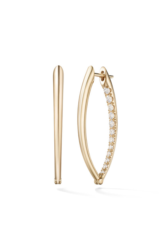 Melissa Kaye 18k Yellow Gold Medium Cristina Earring - view 1