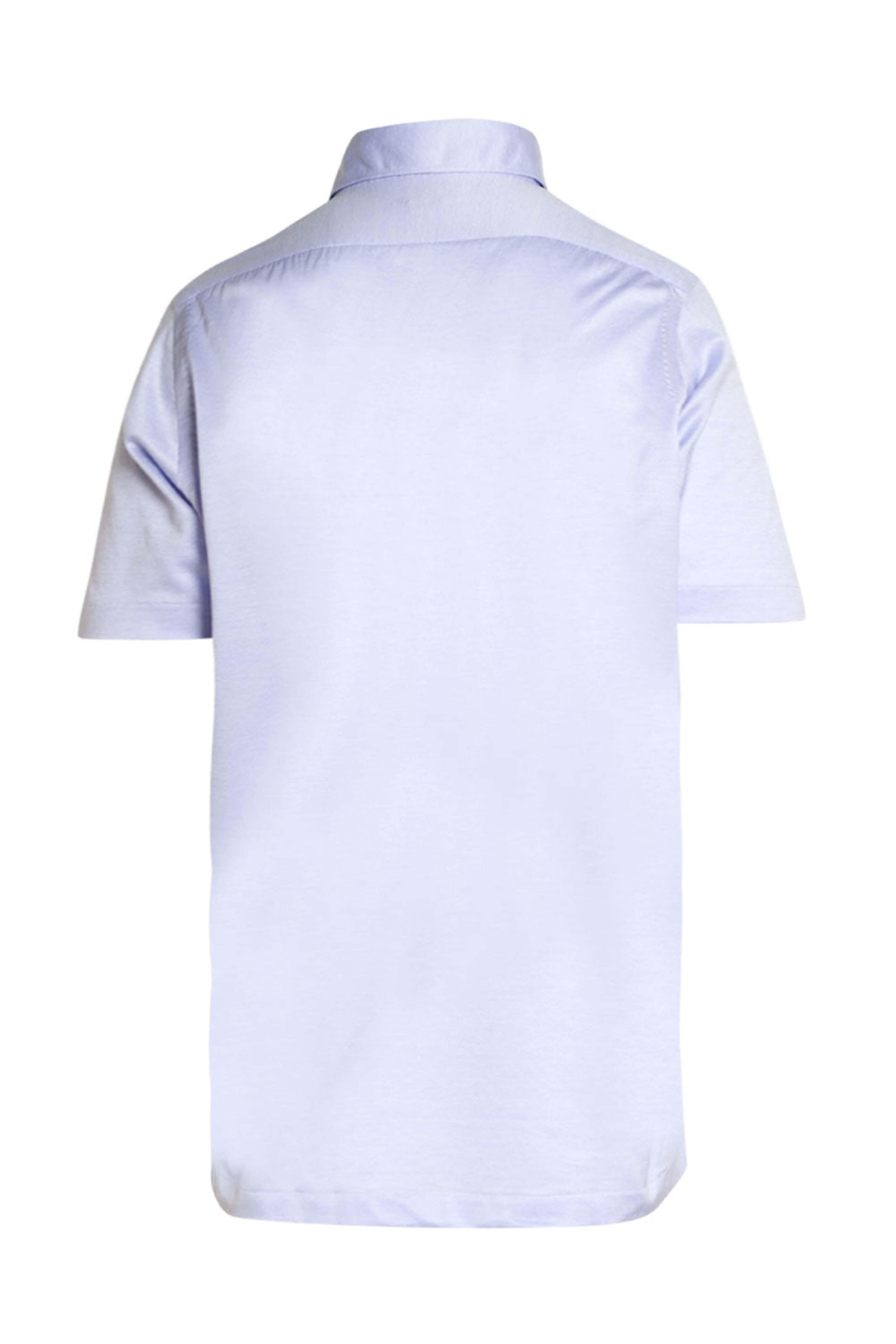 Kiton - Light Purple Positano Cotton Short Sleeve Polo