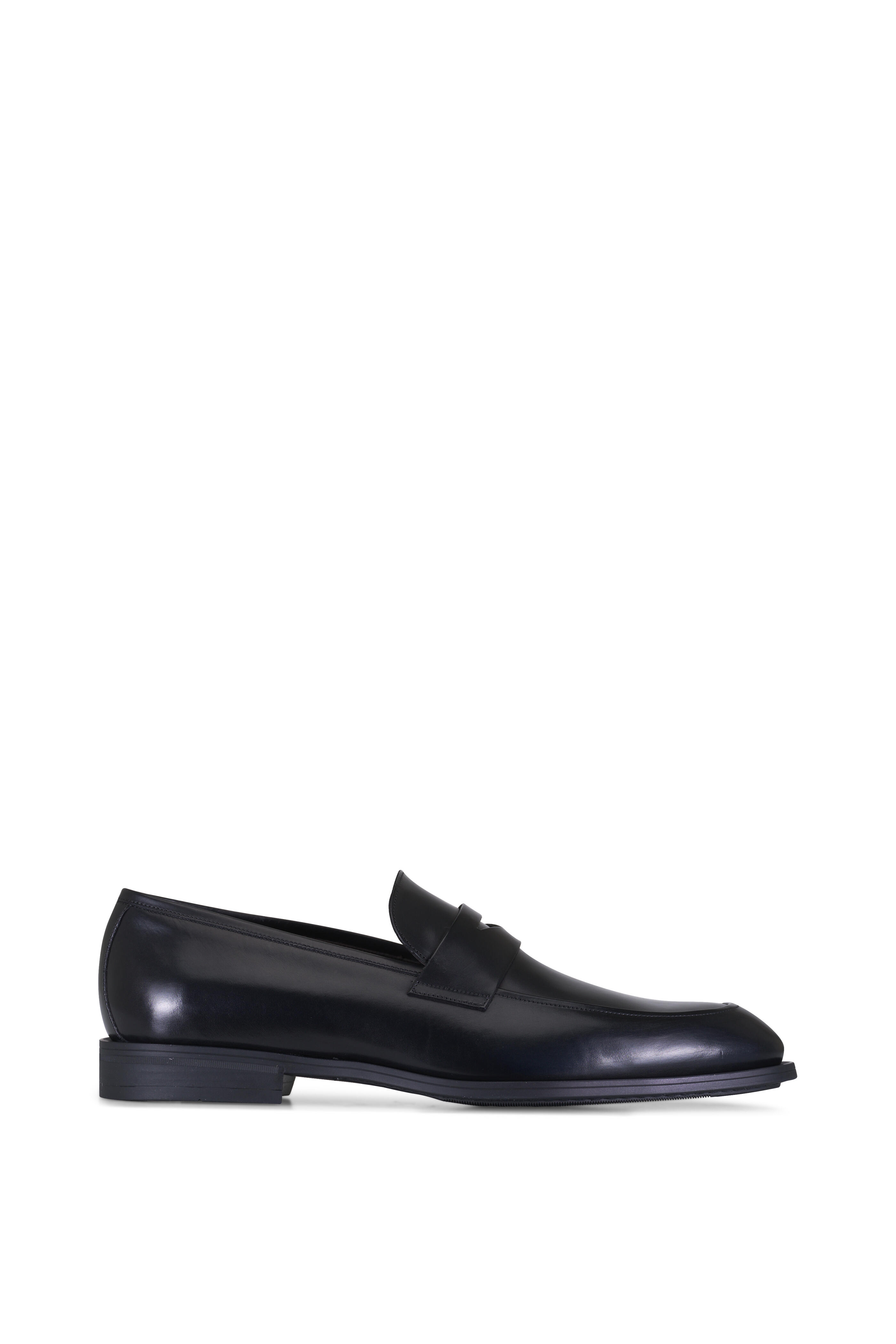 To Boot New York - Jagger Black Leather Penny Loafer - view 2