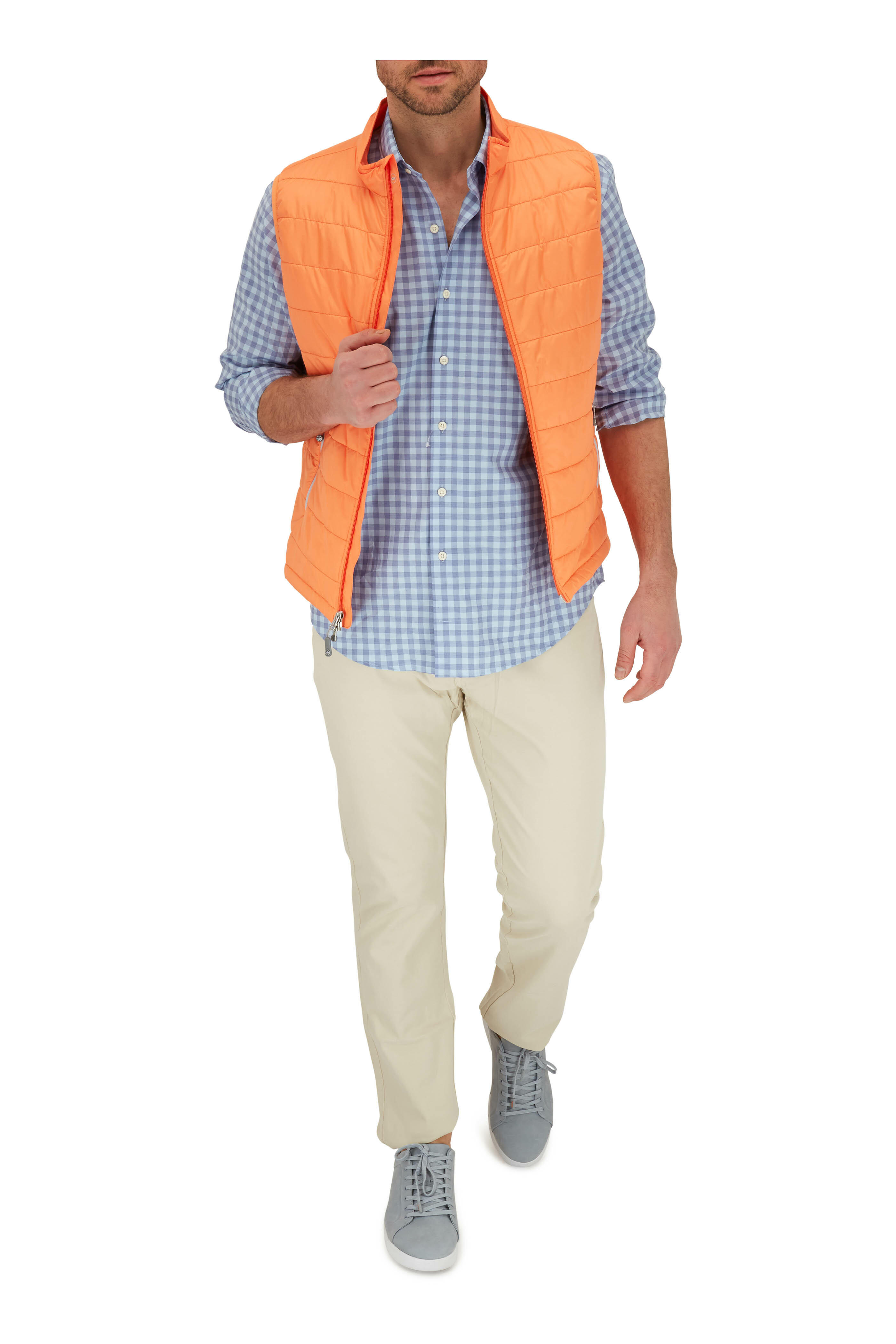 Peter Millar - Garrett Blue Gingham Sport Shirt