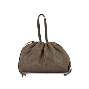Brunello Cucinelli - Marrone Giallo Metallic Drawstring