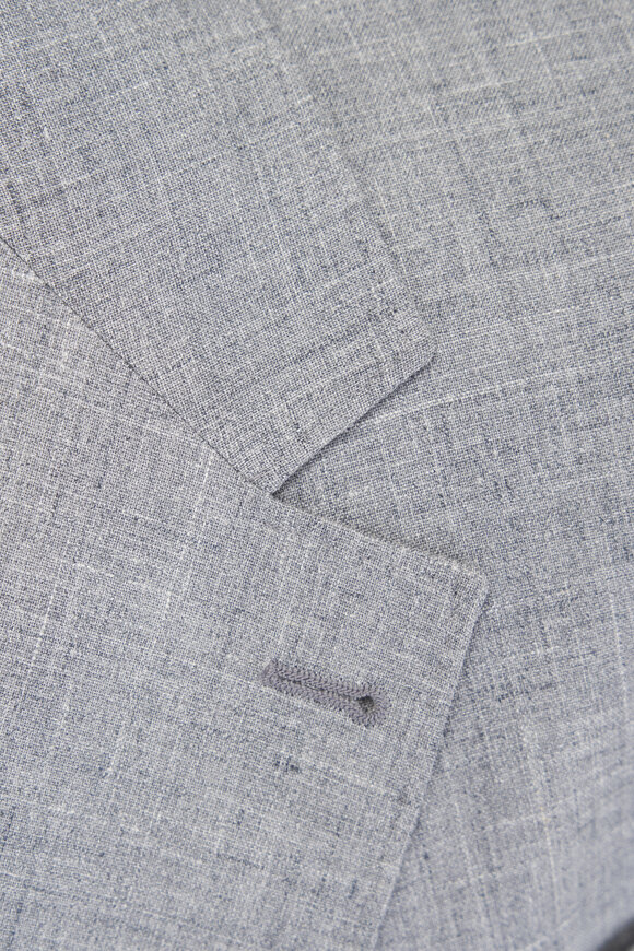 Brunello Cucinelli Gray Wool, Silk & Linen Separate Suit Jacket - view 3