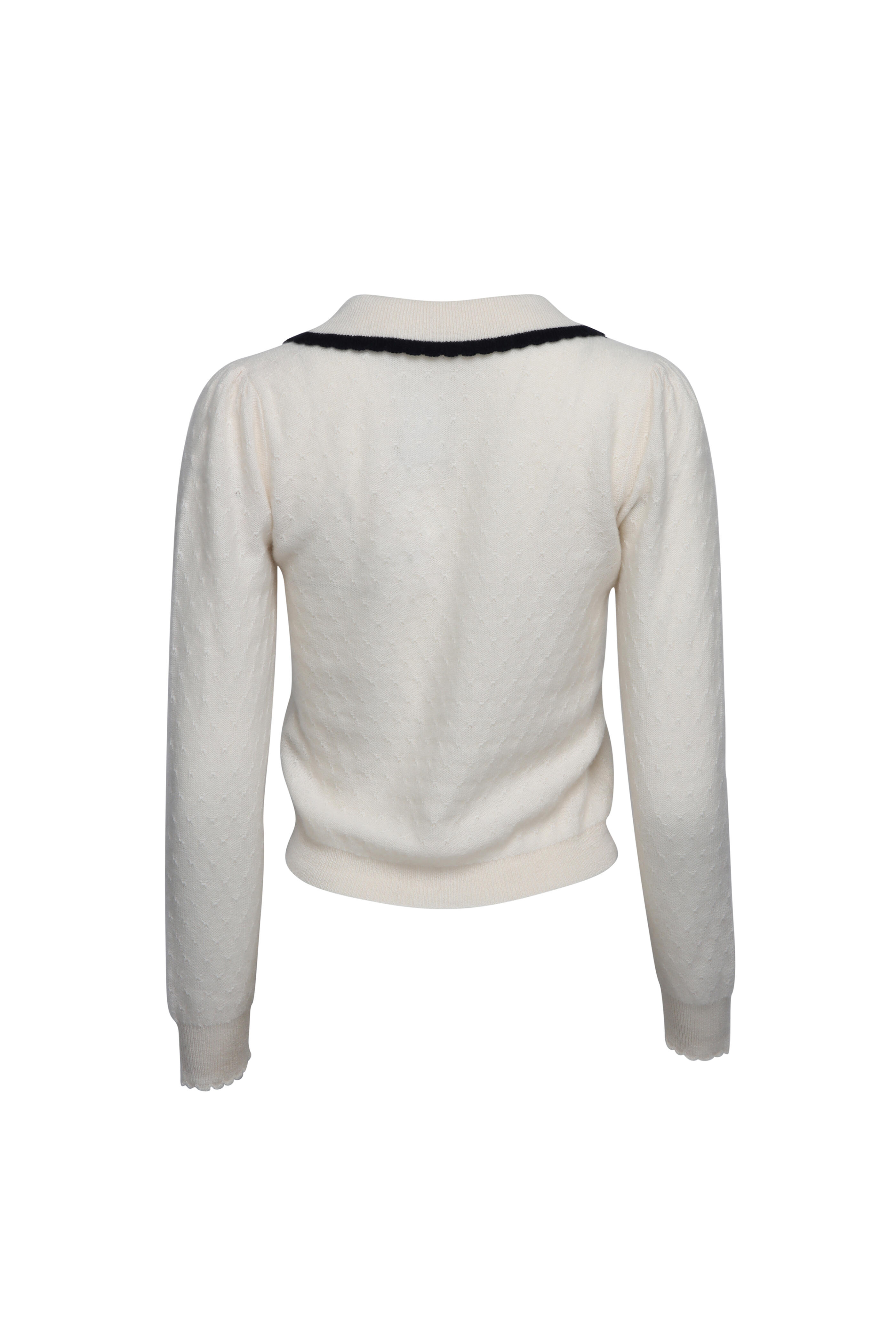 Frame - Cream Cashmere Sailor Sweater