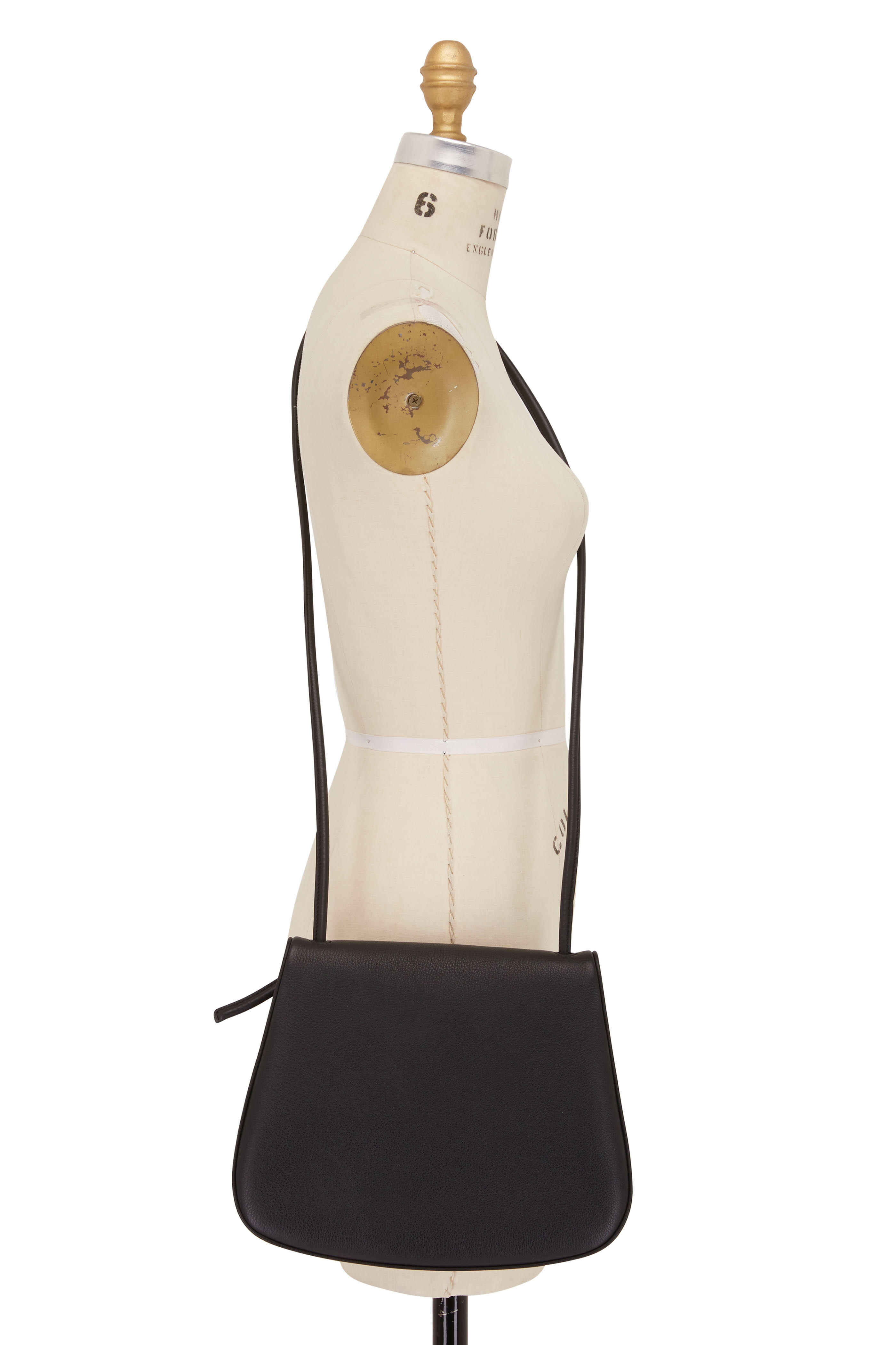 The Row - Jill Black Leather Satchel