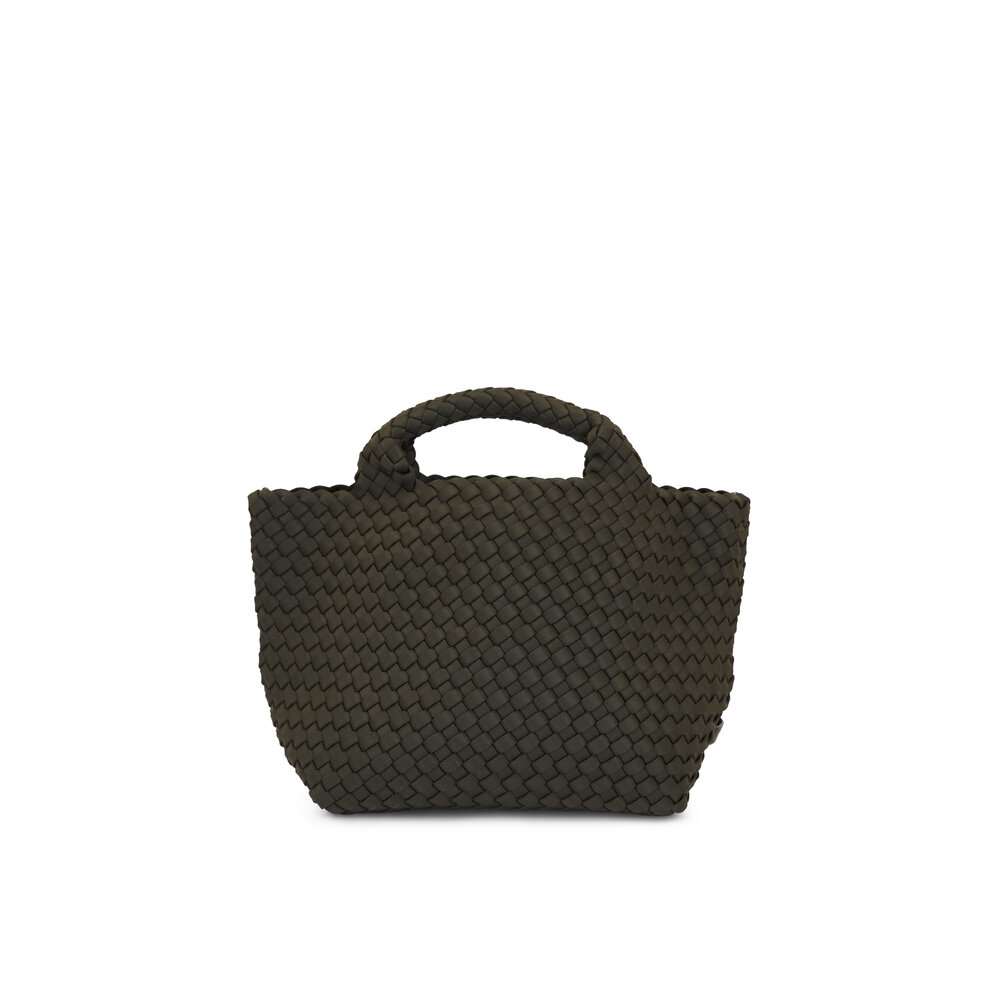 Naghedi - St. Barths Olive Woven Mini Tote | Mitchell Stores