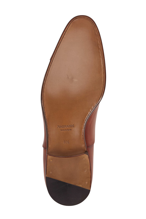 Magnanni - Bolo Cognac Burnished Leather Cap-Toe Oxford