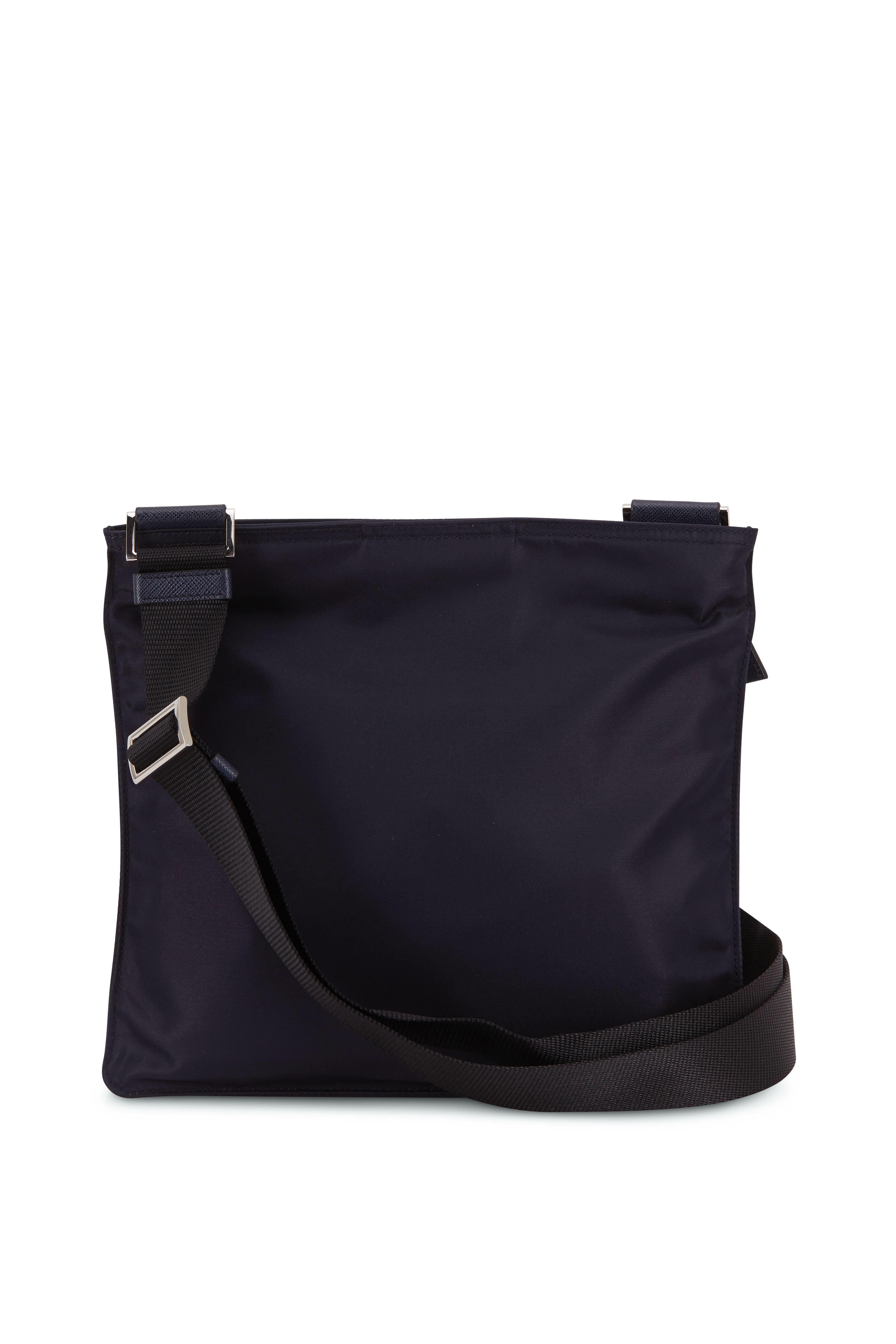 ショルダーバッグ・ポシェット PRADA Dark Blue Canvas Shopping Bag Baltic Blue Prada Jardinière Cotton Canvas Mini Handbag | PRADA