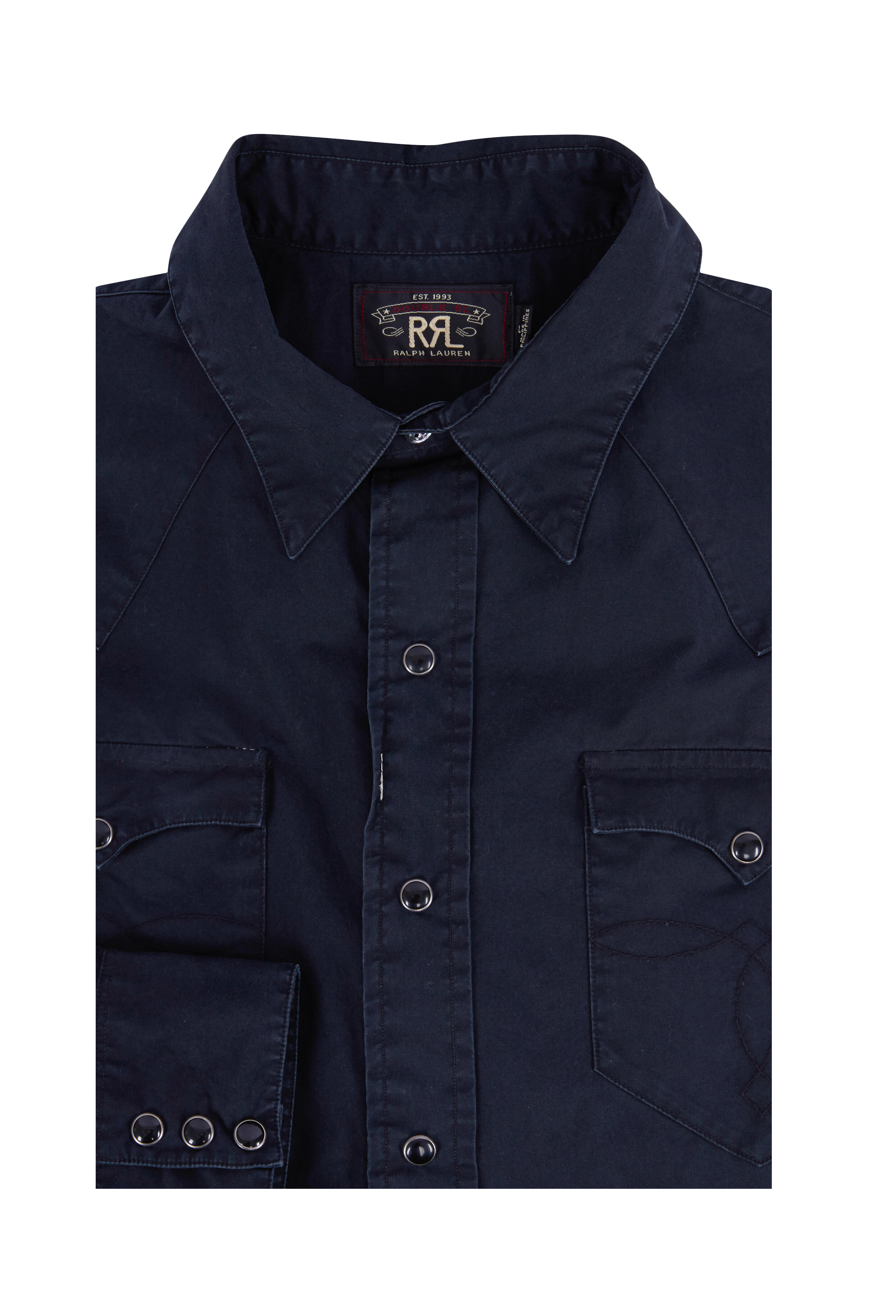 RRL - Black Western Sport Shirt