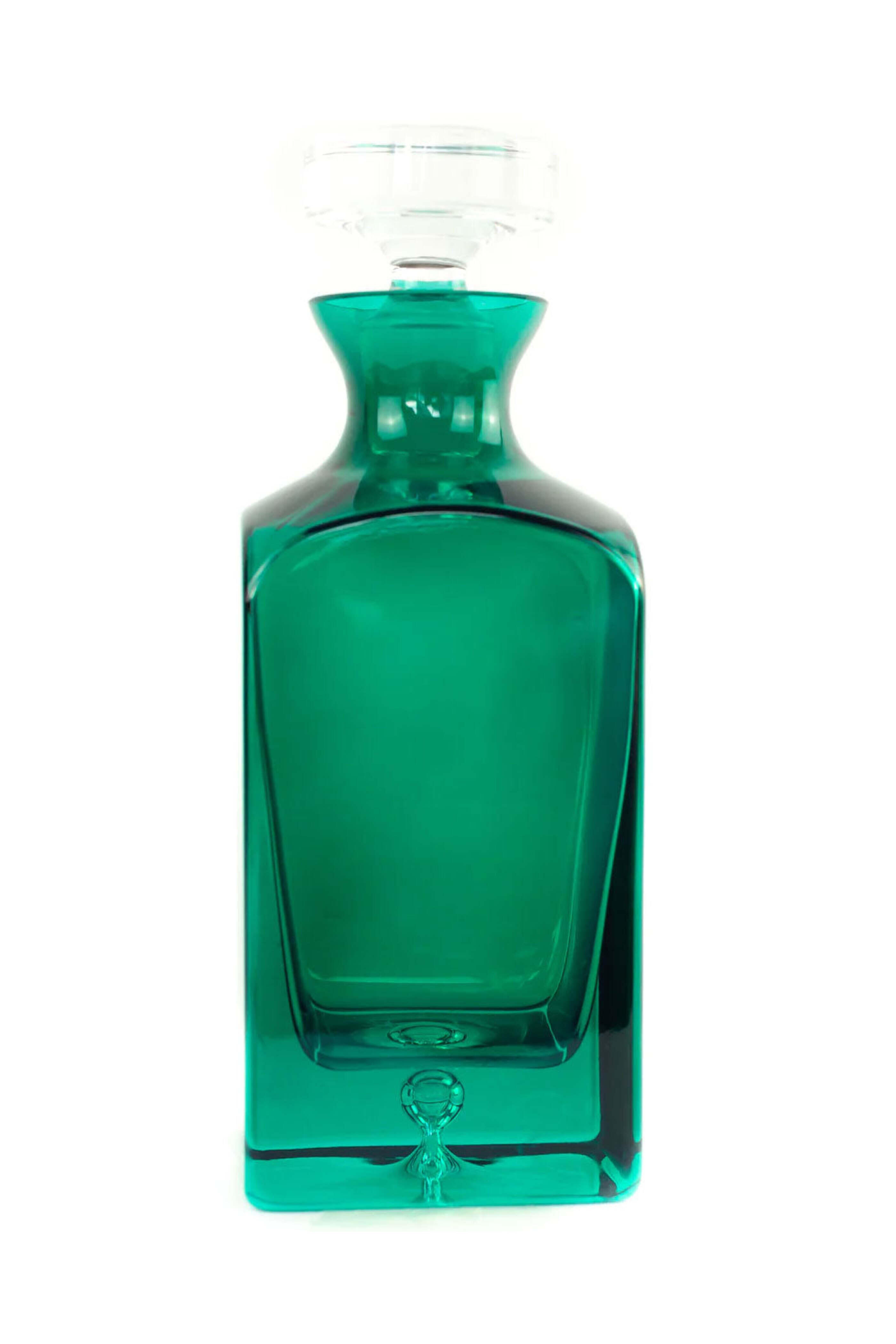 Estelle Colored Glass - Emerald Green Heritage Decanter