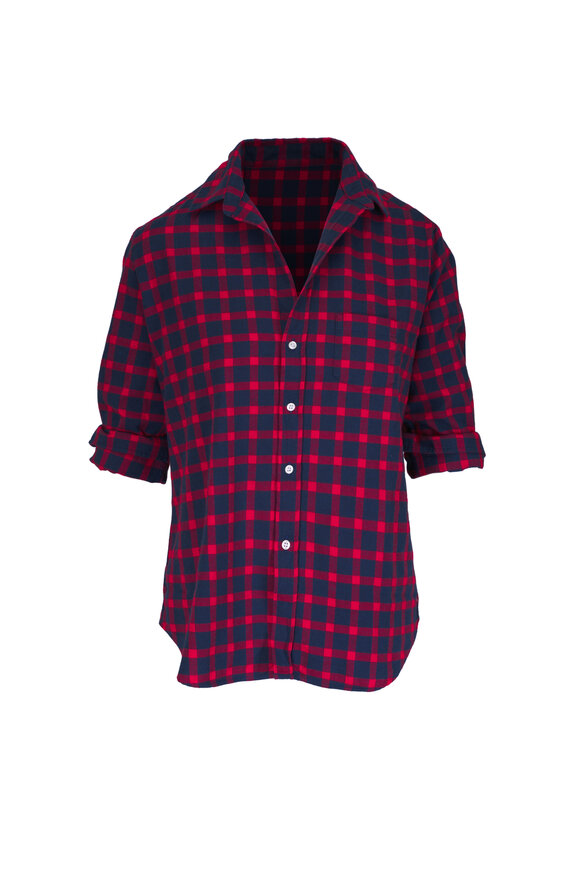 Frank & Eileen Eileen Red & Blue Check Relaxed Button-Up Shirt