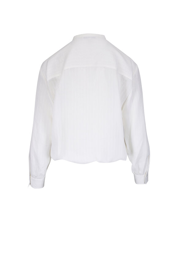 Dorothee Schumacher - Cool Stripe White Blouse