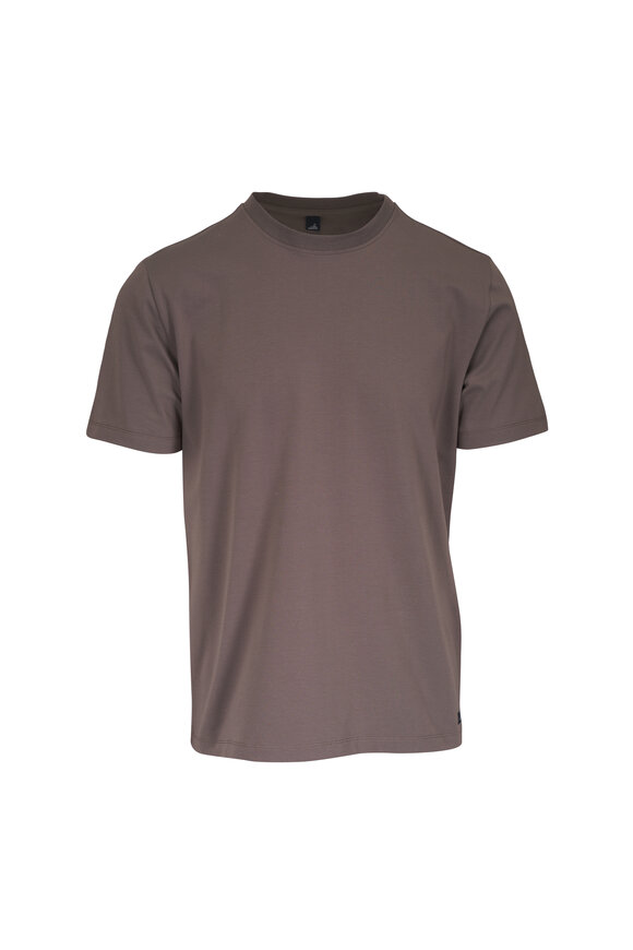 Tシャツ・カットソー GOLDEN  Men T Shirts GMP01220P000671603186 Grey Men's anthracite gray T-shirt with distressed treatment