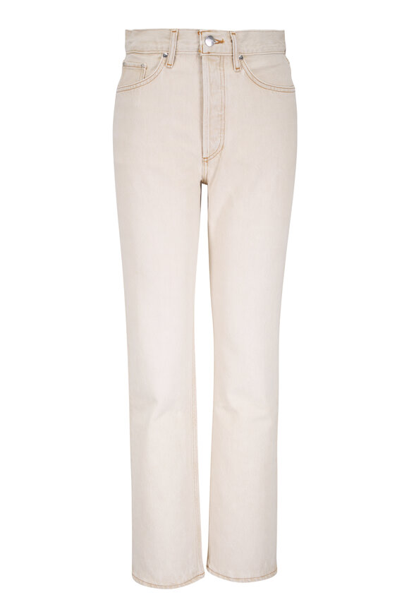 Agolde Lana Arena Beige Straight Leg Jean - view 1