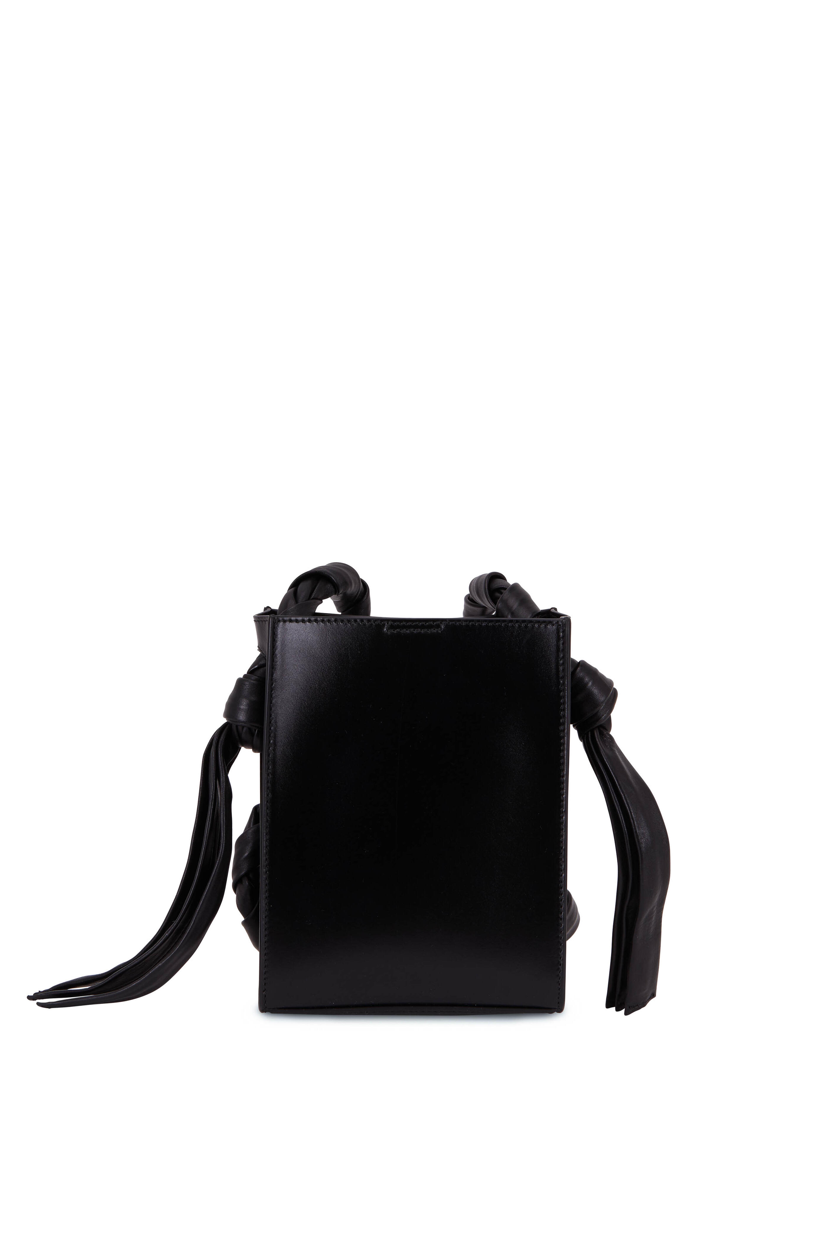 Jil Sander braided strap-detail shoulder bag - Black