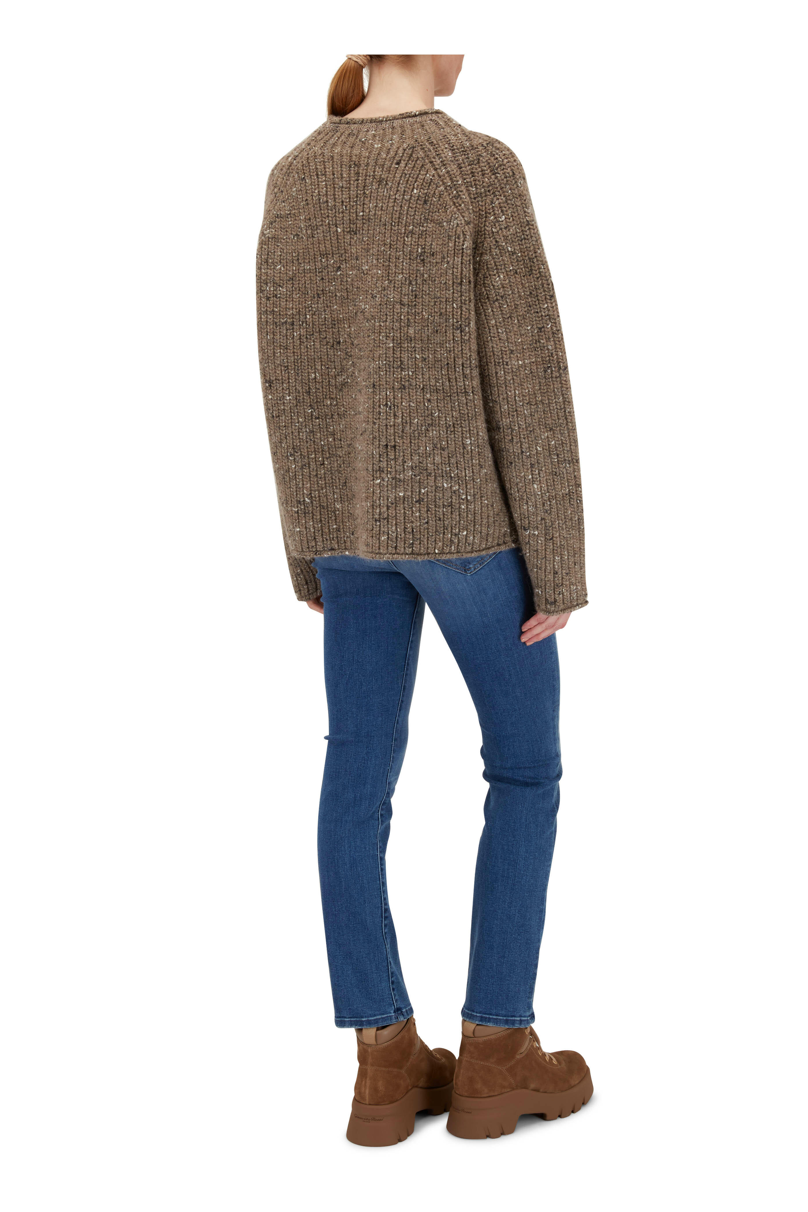 Totême - Country Beige Mélange Knit Sweater