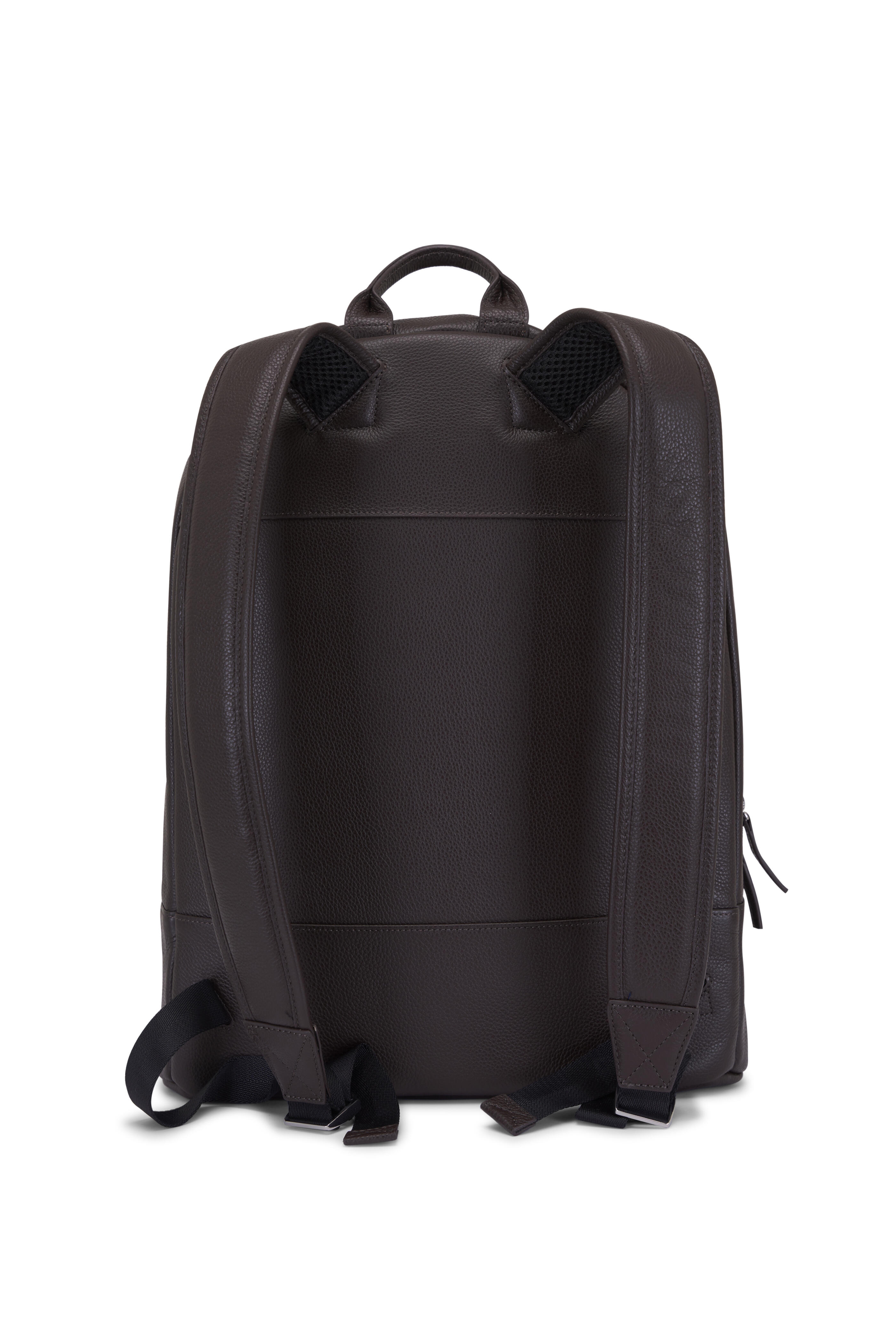 Want Les Essentiels - Kastrup Brown Pebbled Leather Backpack