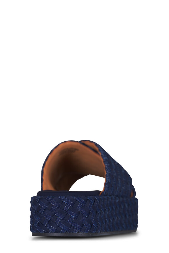 Naghedi Laguna Indigo Double Weave Platform - view 4